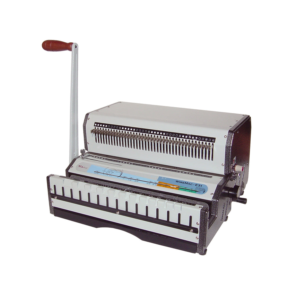 WireMac-E  Heavy-Duty Electric Punch &amp; Manual Wire Closer