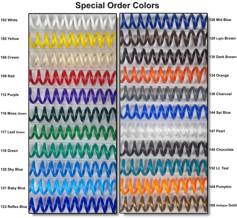 Plastic Binding Coil - 36"