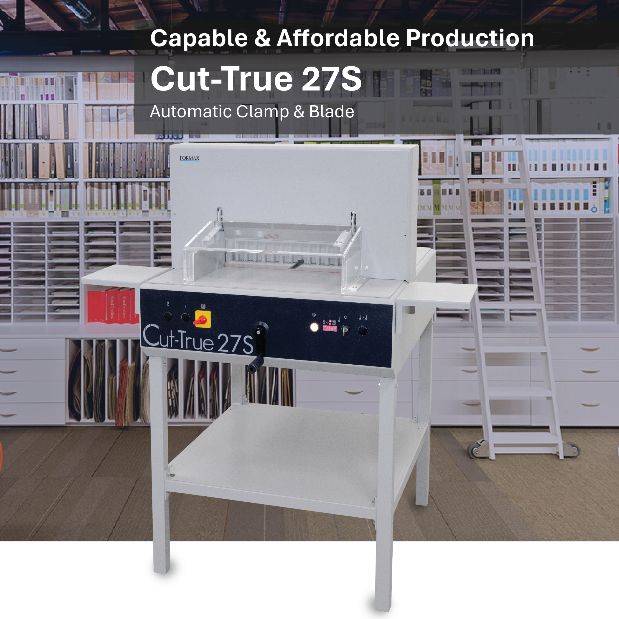 Cut-True 27S Semi-Automatic Electric Paper Cutter