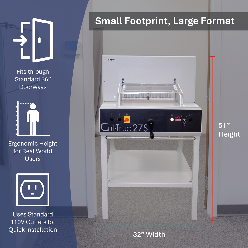 Cut-True 27S Semi-Automatic Electric Paper Cutter