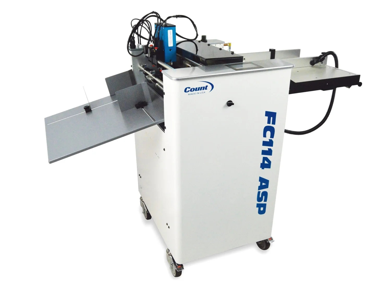 FC114ASP creasing, perforating, and numbering plus strike perforating
