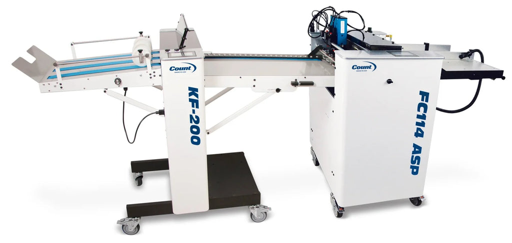 FC114ASP creasing, perforating, and numbering plus strike perforating