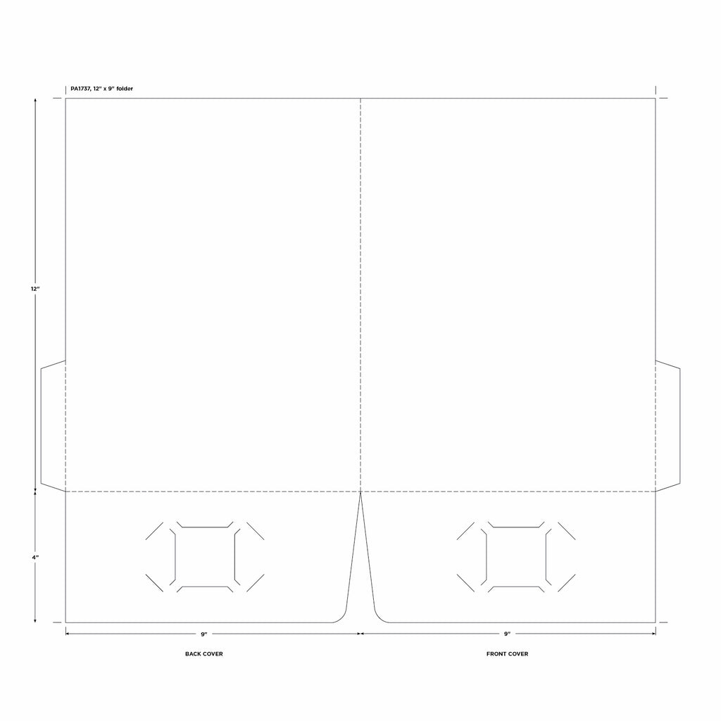 Custom Foil Stamped Presentation Folders