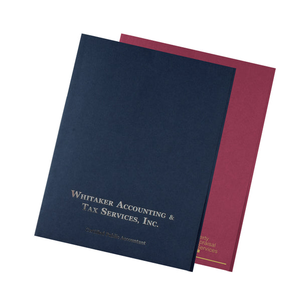 Custom Foil Stamped Presentation Folders – Coronado Binding Systems