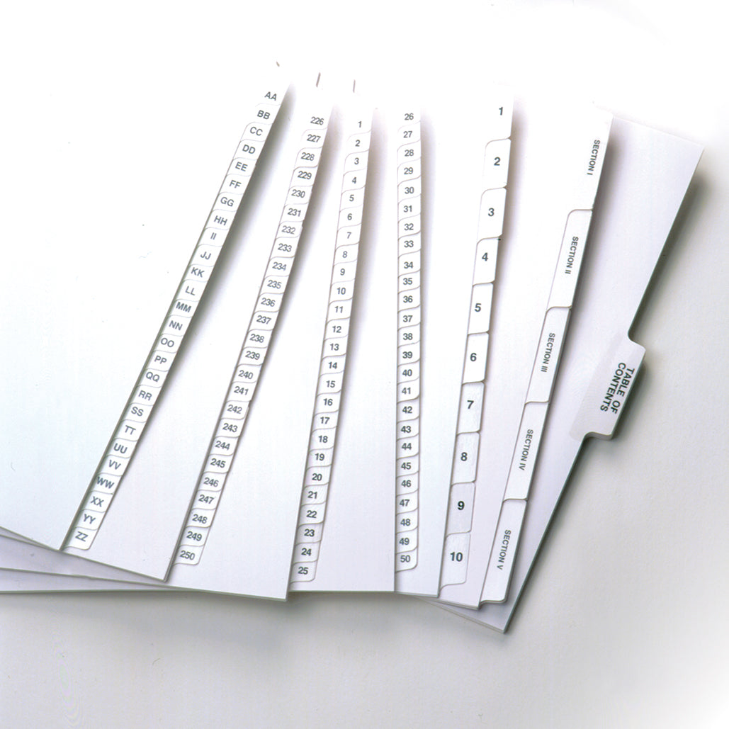 Stock Index Tabs