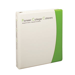 Custom Imprinted 2 Color Silkscreen Vinyl Binders